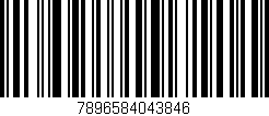 Código de barras (EAN, GTIN, SKU, ISBN): '7896584043846'