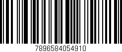 Código de barras (EAN, GTIN, SKU, ISBN): '7896584054910'
