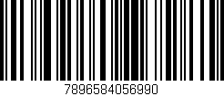 Código de barras (EAN, GTIN, SKU, ISBN): '7896584056990'