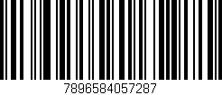 Código de barras (EAN, GTIN, SKU, ISBN): '7896584057287'