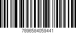 Código de barras (EAN, GTIN, SKU, ISBN): '7896584059441'