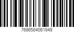 Código de barras (EAN, GTIN, SKU, ISBN): '7896584061949'