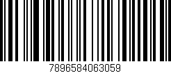 Código de barras (EAN, GTIN, SKU, ISBN): '7896584063059'