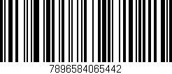 Código de barras (EAN, GTIN, SKU, ISBN): '7896584065442'
