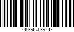 Código de barras (EAN, GTIN, SKU, ISBN): '7896584065787'