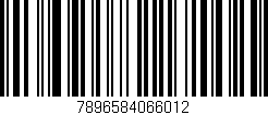 Código de barras (EAN, GTIN, SKU, ISBN): '7896584066012'