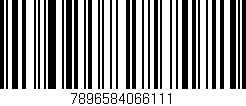 Código de barras (EAN, GTIN, SKU, ISBN): '7896584066111'