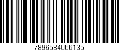 Código de barras (EAN, GTIN, SKU, ISBN): '7896584066135'