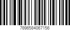 Código de barras (EAN, GTIN, SKU, ISBN): '7896584067156'