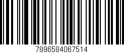 Código de barras (EAN, GTIN, SKU, ISBN): '7896584067514'