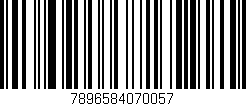 Código de barras (EAN, GTIN, SKU, ISBN): '7896584070057'