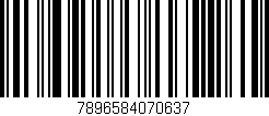 Código de barras (EAN, GTIN, SKU, ISBN): '7896584070637'