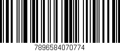Código de barras (EAN, GTIN, SKU, ISBN): '7896584070774'