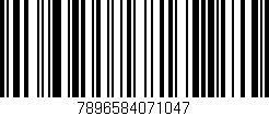 Código de barras (EAN, GTIN, SKU, ISBN): '7896584071047'