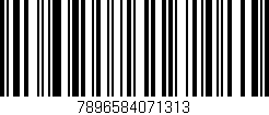 Código de barras (EAN, GTIN, SKU, ISBN): '7896584071313'