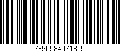 Código de barras (EAN, GTIN, SKU, ISBN): '7896584071825'