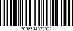 Código de barras (EAN, GTIN, SKU, ISBN): '7896584072037'