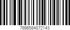 Código de barras (EAN, GTIN, SKU, ISBN): '7896584072143'