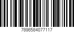 Código de barras (EAN, GTIN, SKU, ISBN): '7896584077117'