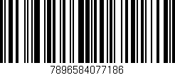 Código de barras (EAN, GTIN, SKU, ISBN): '7896584077186'