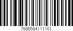 Código de barras (EAN, GTIN, SKU, ISBN): '7896584111101'