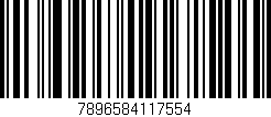 Código de barras (EAN, GTIN, SKU, ISBN): '7896584117554'