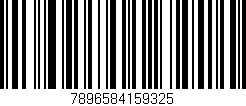 Código de barras (EAN, GTIN, SKU, ISBN): '7896584159325'