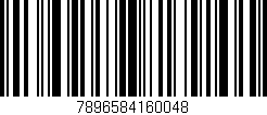 Código de barras (EAN, GTIN, SKU, ISBN): '7896584160048'