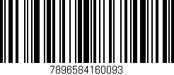 Código de barras (EAN, GTIN, SKU, ISBN): '7896584160093'