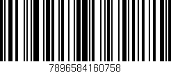Código de barras (EAN, GTIN, SKU, ISBN): '7896584160758'