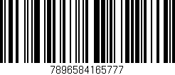 Código de barras (EAN, GTIN, SKU, ISBN): '7896584165777'