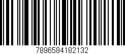Código de barras (EAN, GTIN, SKU, ISBN): '7896584182132'