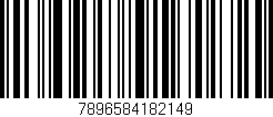 Código de barras (EAN, GTIN, SKU, ISBN): '7896584182149'