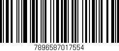 Código de barras (EAN, GTIN, SKU, ISBN): '7896587017554'