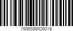 Código de barras (EAN, GTIN, SKU, ISBN): '7896588928019'