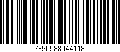 Código de barras (EAN, GTIN, SKU, ISBN): '7896588944118'