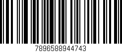 Código de barras (EAN, GTIN, SKU, ISBN): '7896588944743'