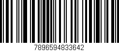Código de barras (EAN, GTIN, SKU, ISBN): '7896594833642'