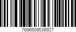 Código de barras (EAN, GTIN, SKU, ISBN): '7896609539927'