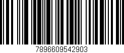 Código de barras (EAN, GTIN, SKU, ISBN): '7896609542903'
