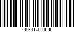 Código de barras (EAN, GTIN, SKU, ISBN): '7896614000030'