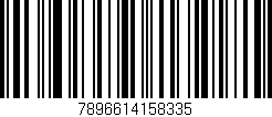 Código de barras (EAN, GTIN, SKU, ISBN): '7896614158335'