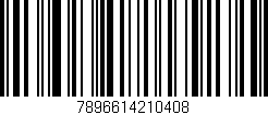 Código de barras (EAN, GTIN, SKU, ISBN): '7896614210408'