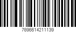 Código de barras (EAN, GTIN, SKU, ISBN): '7896614211139'