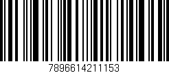 Código de barras (EAN, GTIN, SKU, ISBN): '7896614211153'
