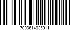 Código de barras (EAN, GTIN, SKU, ISBN): '7896614935011'