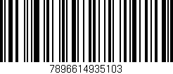 Código de barras (EAN, GTIN, SKU, ISBN): '7896614935103'