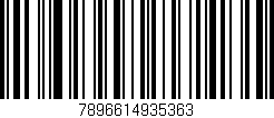 Código de barras (EAN, GTIN, SKU, ISBN): '7896614935363'