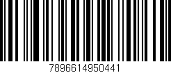 Código de barras (EAN, GTIN, SKU, ISBN): '7896614950441'