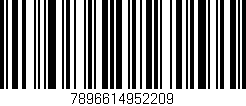 Código de barras (EAN, GTIN, SKU, ISBN): '7896614952209'